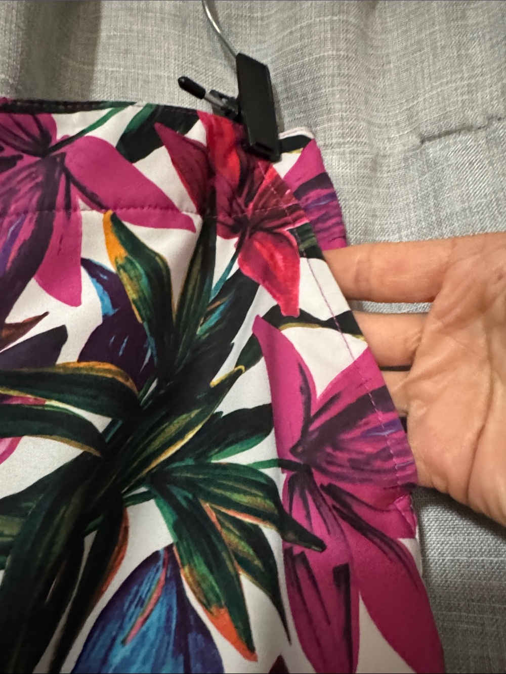 Lily Hagen Active Skort-Sz 14-Botanical Print-Pockets-Zip Back - Picture 6 of 15